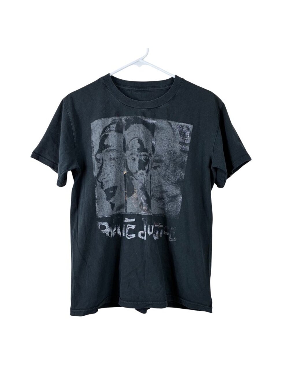 Vtg Poetic Justice T Shirt Y2K Tupac 2Pac Thrashed Faded Sun Washed Movie Promo